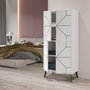 Hanah Home Armario multiusos Dune - Blanco